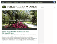 Tablet Screenshot of briarcliffwoods.org